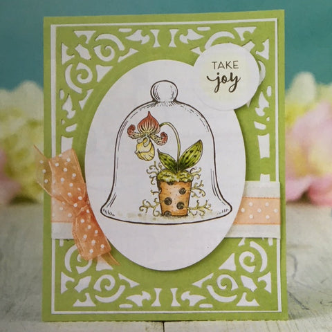 Single Orchid Digital Stamp Set