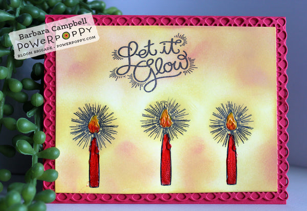 Let It Glow Clear Polymer Stamp Set