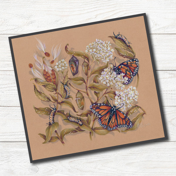 Monarchs and Milkweed Digital Stamp Set