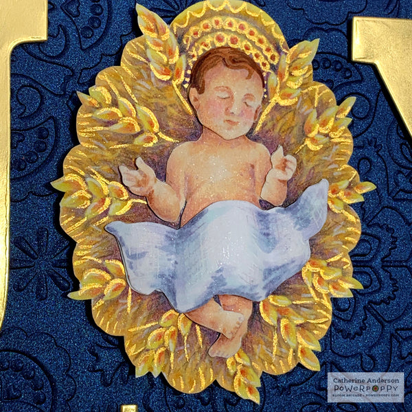 Enchanted Branches Nativity - Baby Jesus Digital Stamp Set