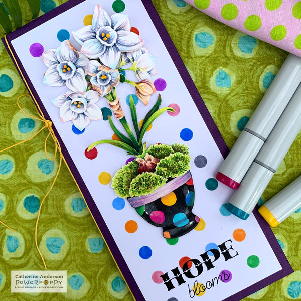 Mossy Pots with Paperwhites Clear Polymer Stamp Set