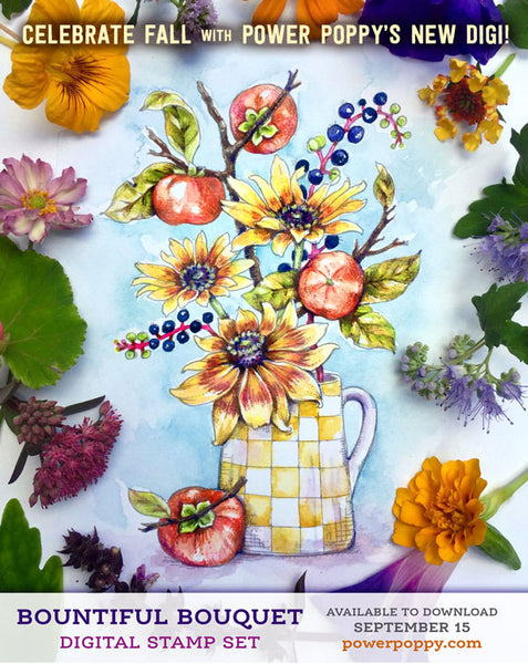Bountiful Bouquet Digital Stamp Set