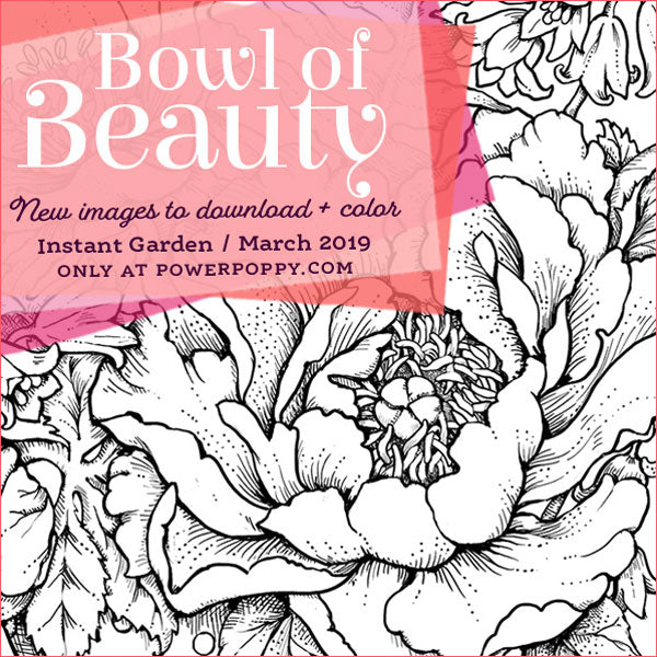 Bowl of Beauty Digital Stamp Set