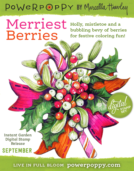 Merriest Berries Digital Stamp Set