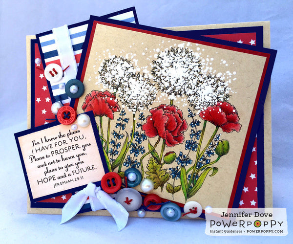 Garden Fireworks Digital Stamp Set