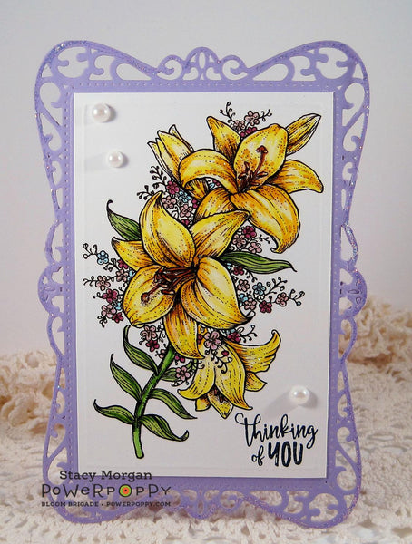Joyful Lilies Digital Stamp Set