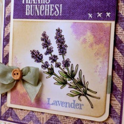 Lavender Sprigs Digital Stamp Set
