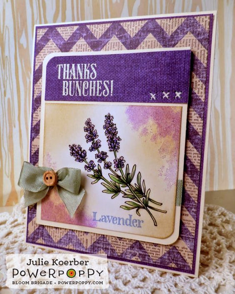 Lavender Sprigs Digital Stamp Set