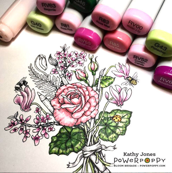 Rose All Day Digital Stamp Set