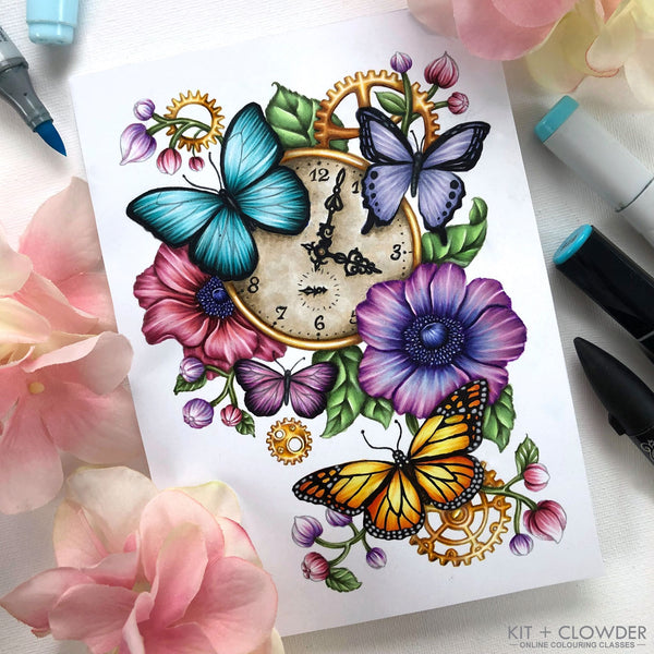 Time to Fly Digital Stamp Set