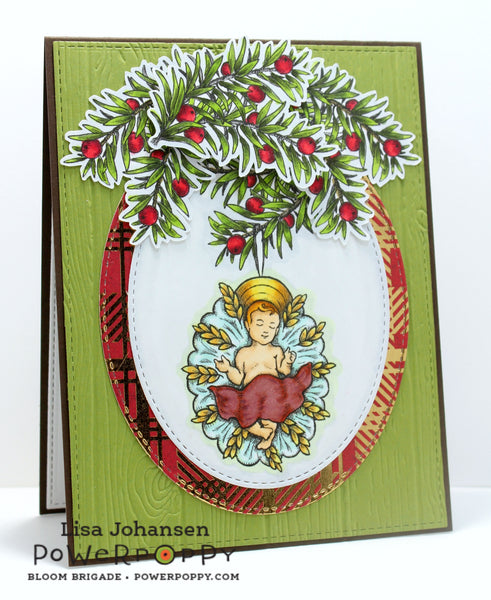 Enchanted Branches Nativity - Baby Jesus Digital Stamp Set