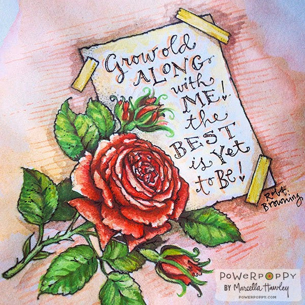 La Vie en Rose Digital Stamp Set