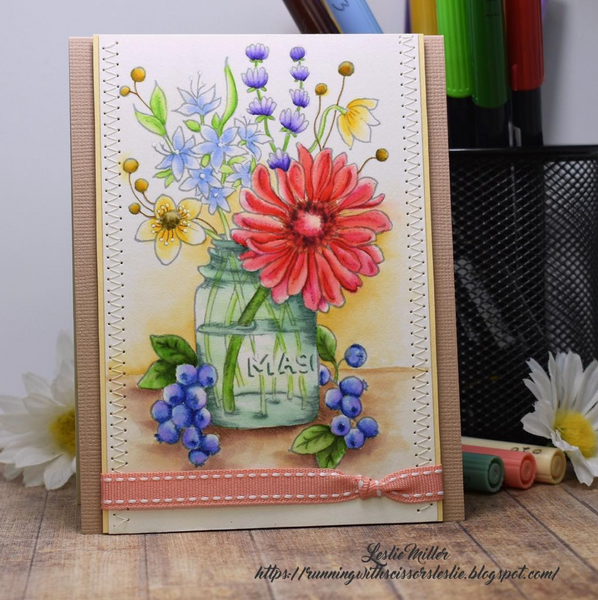 Wildflower Mini Digital Stamp Set