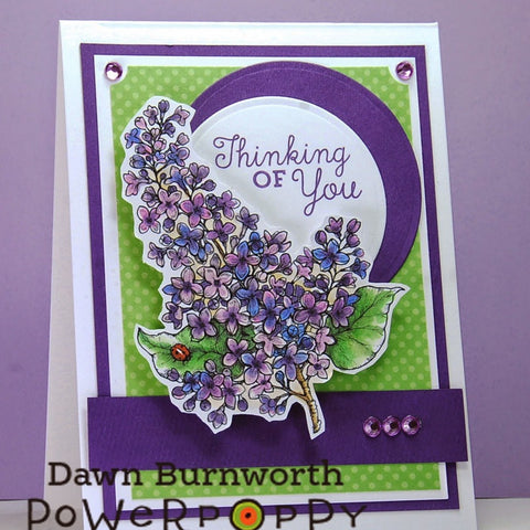 French Lilac Digital Stamp Set