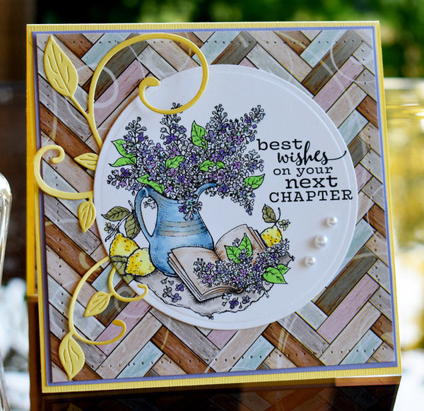 Lilacs and Lemons Digital Stamp Set