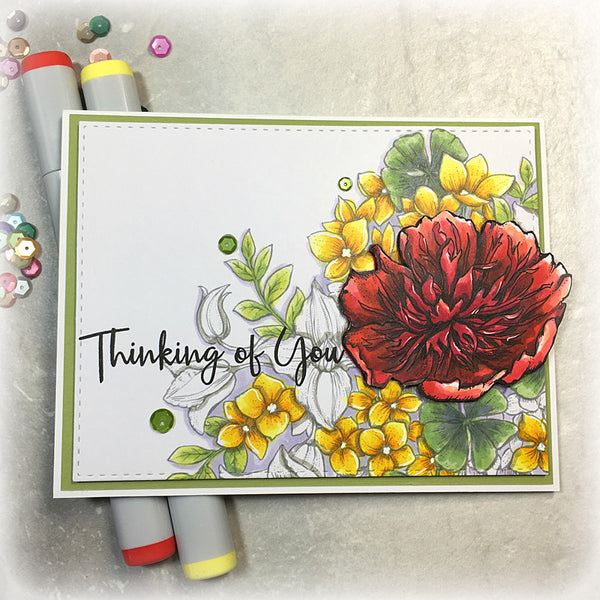 Luminous Bouquet Digital Stamp Set