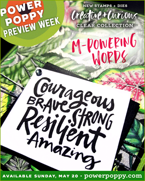 M-Powering Words Stamp Set