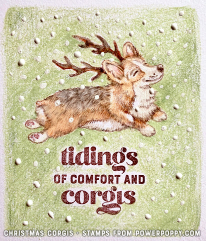 Christmas Corgi Digital Stamp Set