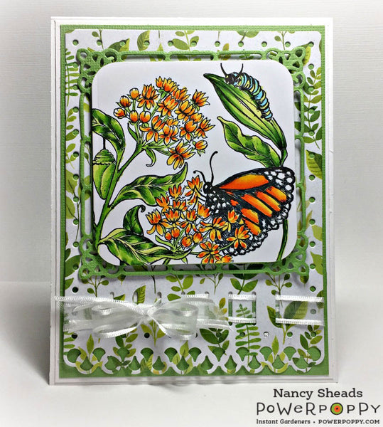 Monarchs and Milkweed Digital Stamp Set
