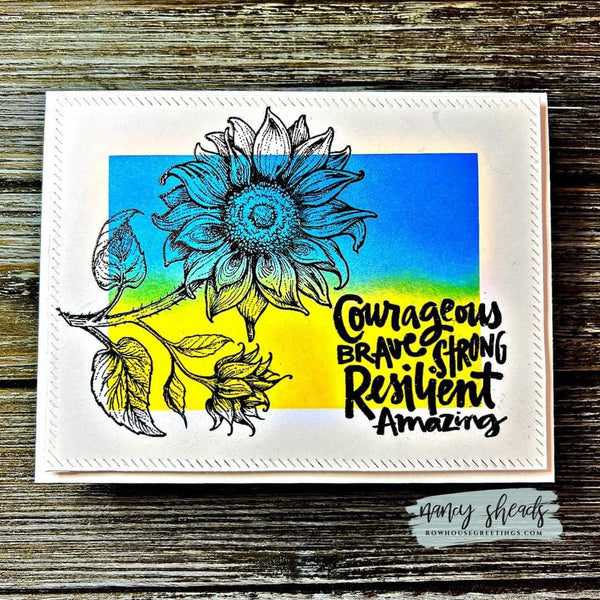 Sunflower Power Digital Stamp Set
