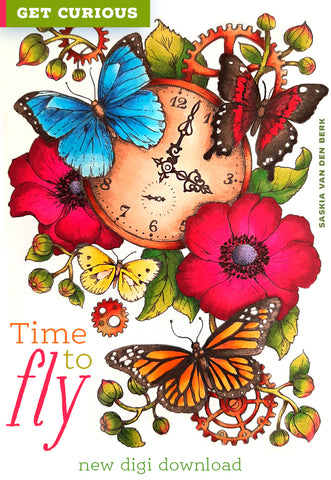 Time to Fly Digital Stamp Set