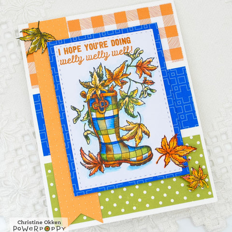 Fall Wellies Digital Stamp Set