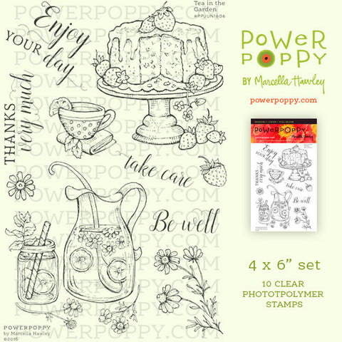 Tea in the Garden Stamp Set
