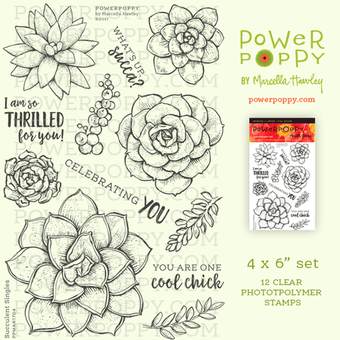 Succulent Singles Stamp Set