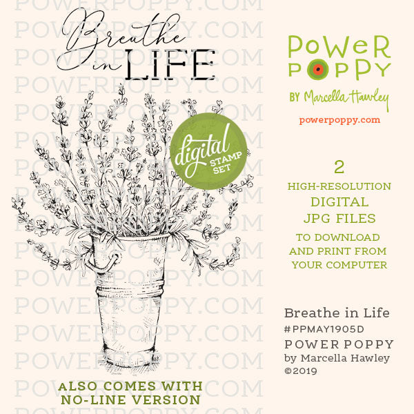 Breathe in Life Digital Stamp Set