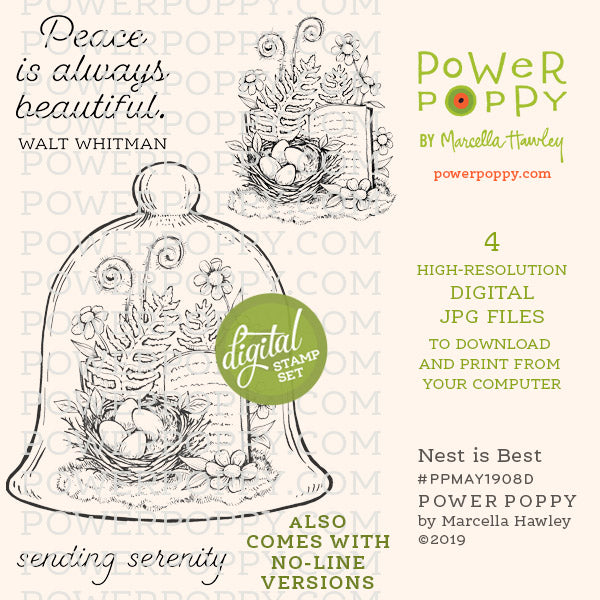 Nest is Best Digital Stamp Set