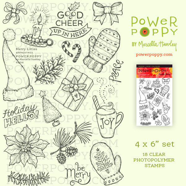 Merry Popy Merry Littles - Power Poppy by Marcella Hawley