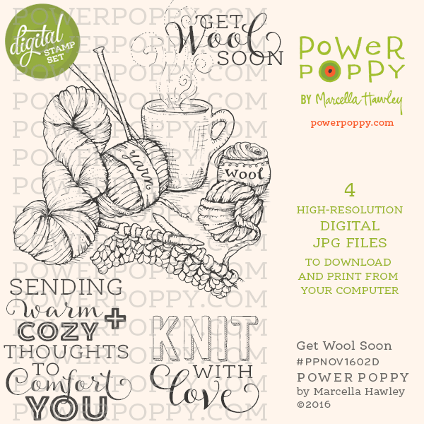 Get Wool Soon Digital Stamp Set