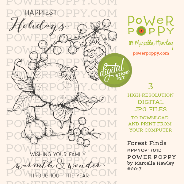 Forest Finds Digital Stamp Set