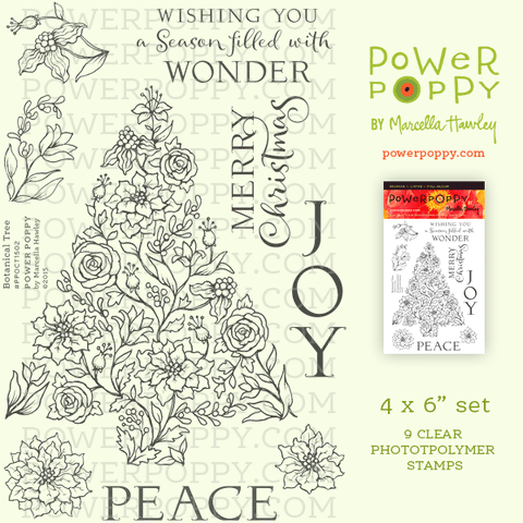 Botanical Tree Stamp Set