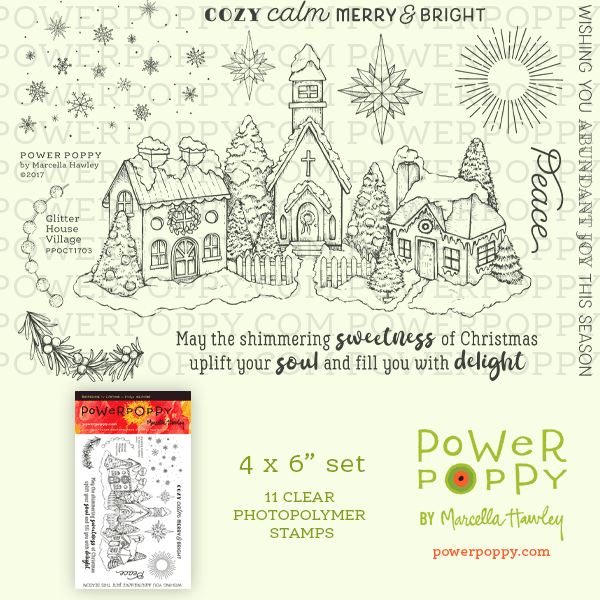 Glitter House Village Stamp Set