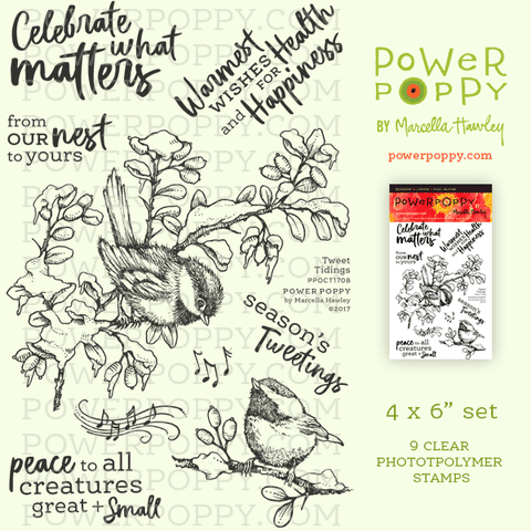 Tweet Tidings Stamp Set