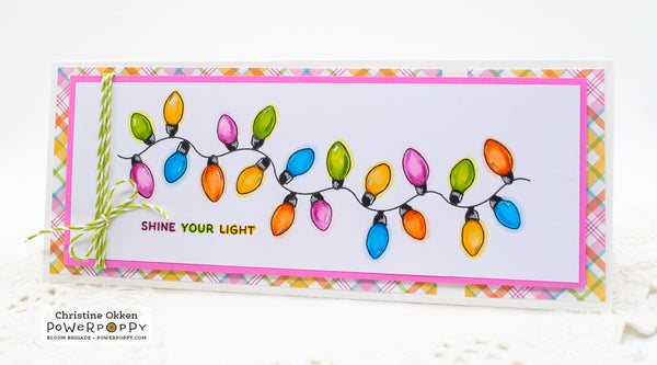 Let It Glow Clear Polymer Stamp Set