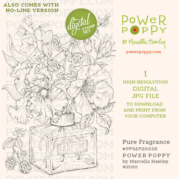 Pure Fragrance Digital Stamp Set