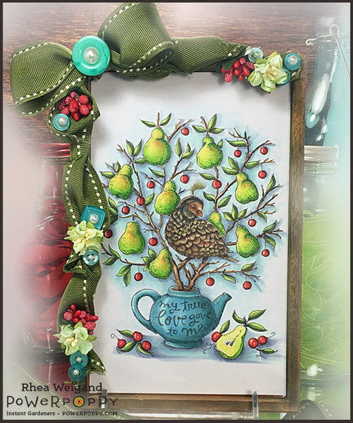 Partridge in a Pear Tree Digital Stamp Set