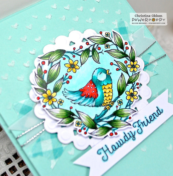 Folk Heart Stamp Set