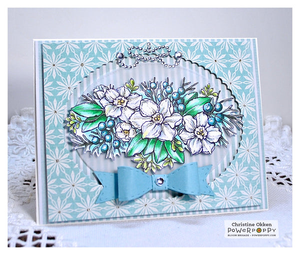 Glistening Paperwhites Stamp Set