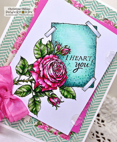 La Vie en Rose Digital Stamp Set