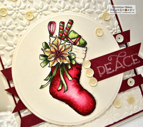 Poinsettia Stamp Set
