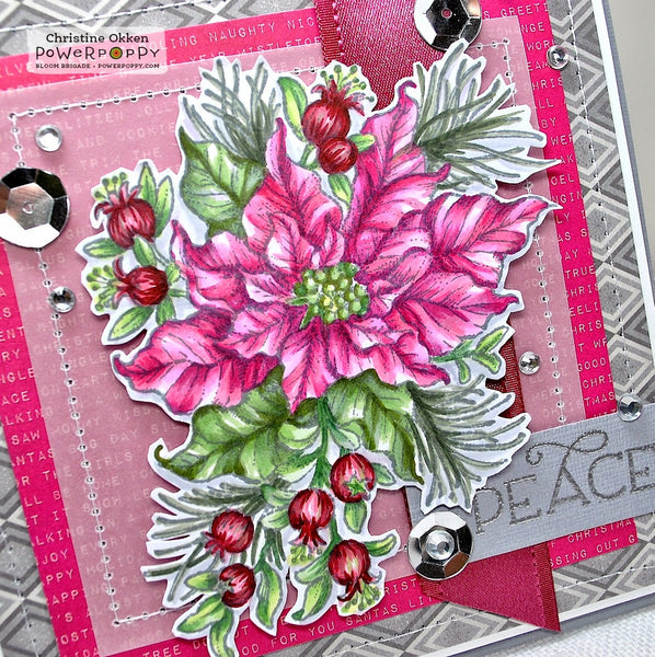 Poinsettia Stamp Set
