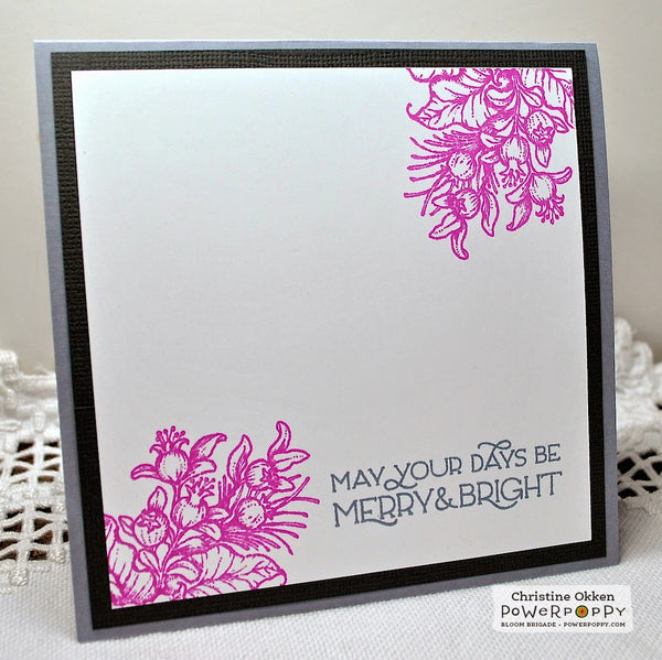 Poinsettia Stamp Set