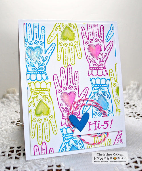 Folk Heart Stamp Set