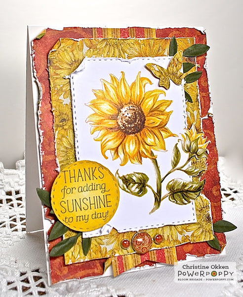 Sunflower Power Digital Stamp Set