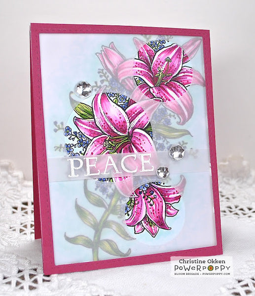 Joyful Lilies Digital Stamp Set