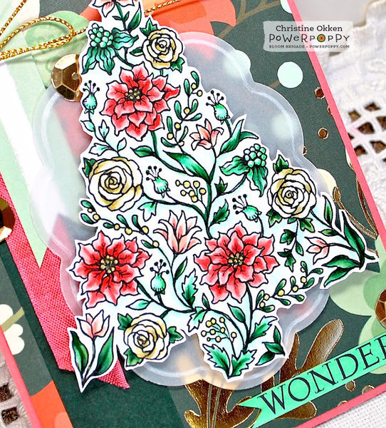Botanical Tree Stamp Set