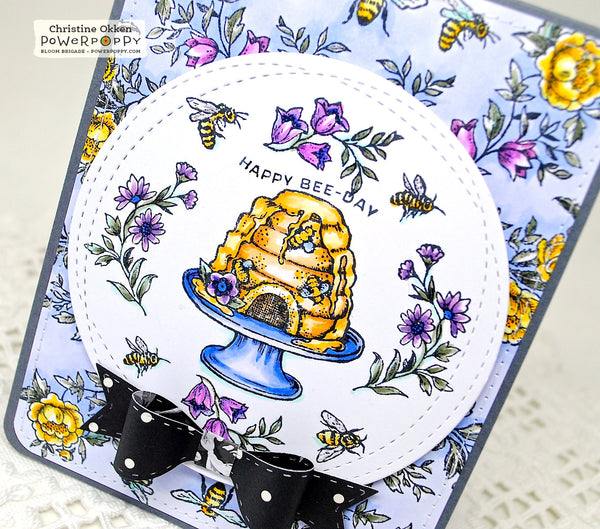 Bee Kind Toile Stamp Set